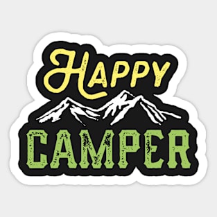 Happy Camper Sticker